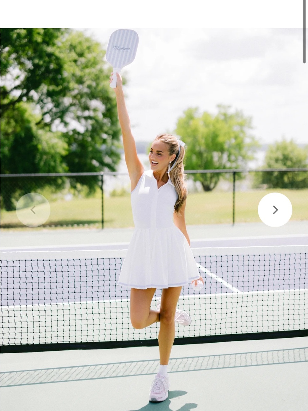 White Tennis Dress, Cocolillys Match Point Dress